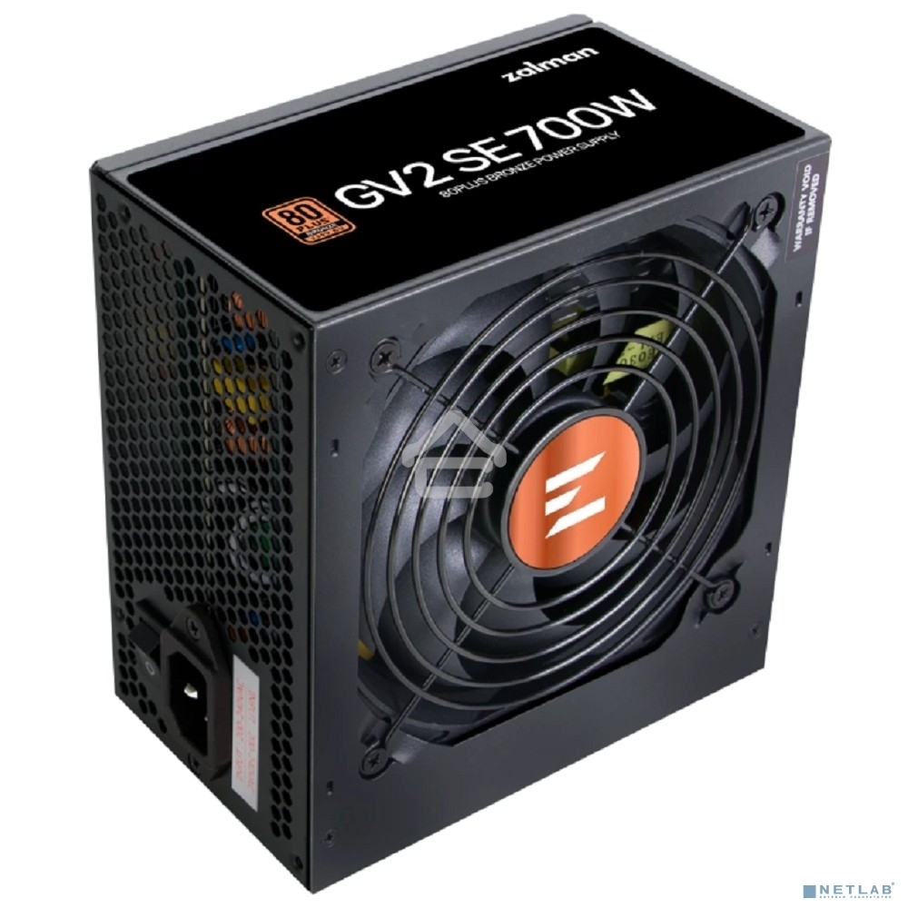 Блок питания Zalman ZM700-GV2SE 700 Вт, 80 PLUS BRONZE, 120 мм, немодульный, черный