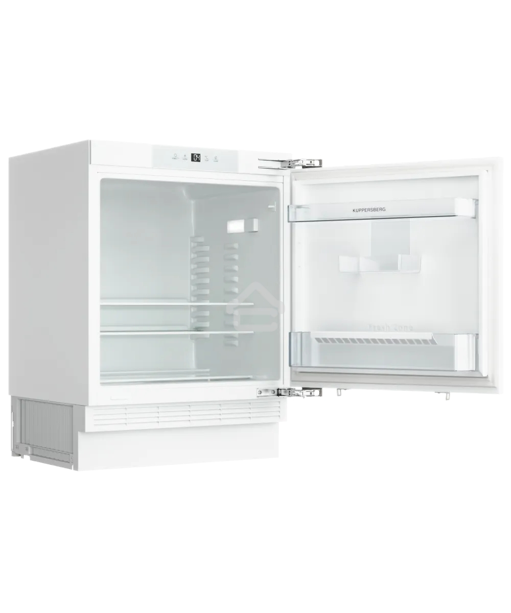 Встраиваемый холодильник Kuppersberg RBU 814, коллекция High-Tech,отсек для овощей,полка для яиц,полезный объем 138 л, перенавешиваемые двери, энергопотребление А+,управление электронное сенсорное, белый