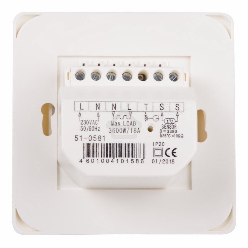 Терморегулятор механический Rexant с датчиком температуры пола (R70XT) (3500 Вт) бежевый