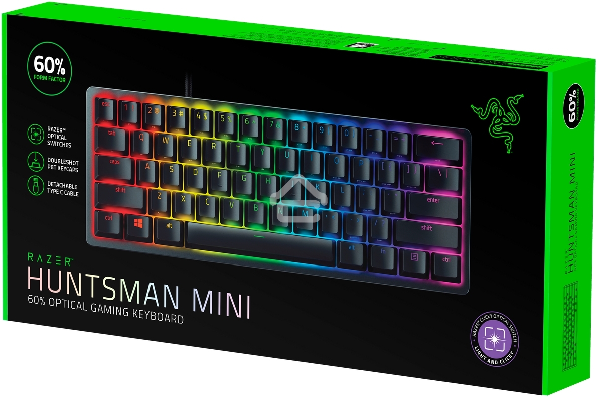 Клавиатура проводная игровая Razer Huntsman Mini Razer Huntsman Mini Gaming keyboard - Russian Layout