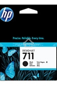 Картридж струйный HP №711 CZ129A черный для HP DJ T120/T520 (38мл)