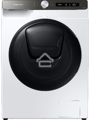 Стирально-сушильная машина Samsung WD80T554CBT/LD белый, загрузка фронтальная 8 кг, 1400 об/мин, класс: A