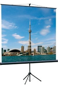 Экраны LUMIEN Lumien Экран на треноге 180x180 см Eco View LEV-100102 1:1 с возможностью настенного крепления