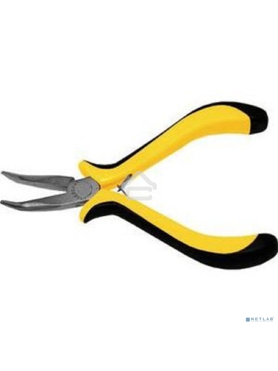 Утконосы FIT 51634мини черно-желтая мягкая ручка никел.антикор.покрытие