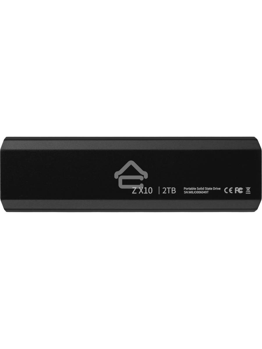Накопитель SSD Netac USB-C 2Tb NT01ZX10-002T-32BK ZX10 2.5