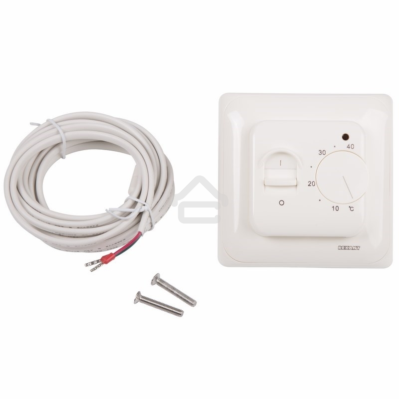 Терморегулятор механический Rexant с датчиком температуры пола (R70XT) (3500 Вт) бежевый