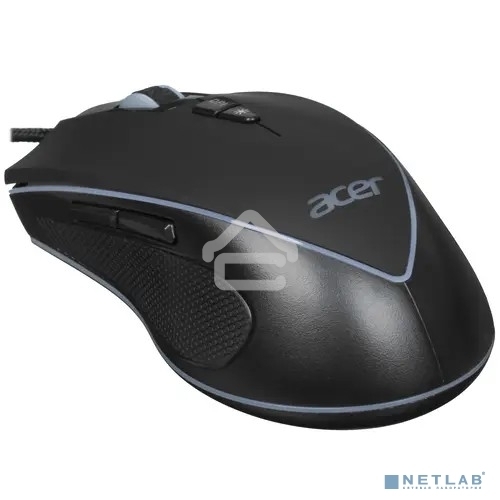 Мышь проводная Acer OMW131 черный, 6400 dpi, USB, кнопки - 7
