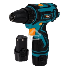 Дрель-шуруповерт аккумуляторная Bort BAB-12x2Li-FD, 12В, 2 АКБ