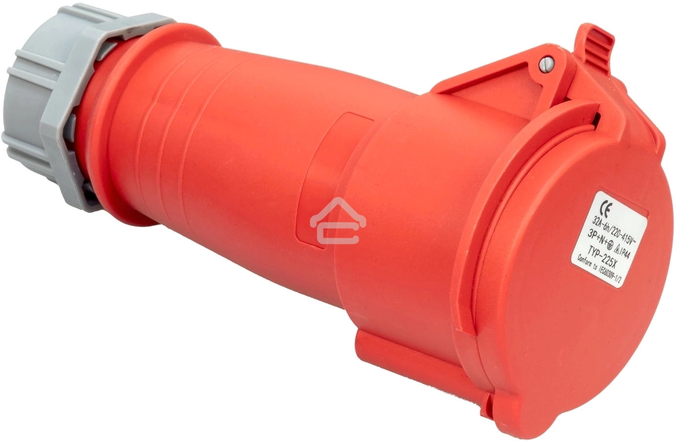 Блок распределения питания Powercom PDU-32AVMS24-18C3-6C9-3P верт.размещ. 18xC13 6xC19 с сетевым мониторингом 3x32A EN 60309 2м