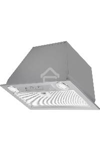 Вытяжка встраиваемая Kuppersberg INLINEA 52 Inox, ширина 52 см, отвод/рециркуляция, 850 м3/час, электронное сенсорное управление,  таймер, пульт ДУ, 3 скорости, светодиодное освещение 2х3,5 Вт, металлический жироулавливающий фильтр,угольный фильтр С6С (оп