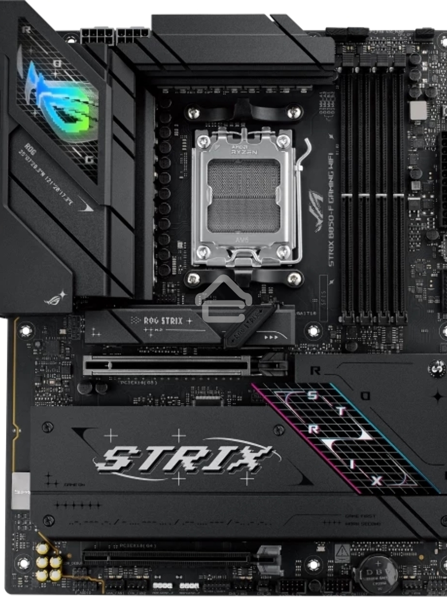 Материнская плата ASUS ROG STRIX B850-F GAMING WIFI, AM5, AMD B850, 4xDDR5, 2xSATA, 4xM.2, 1xPCIe 5.0 x16, 1xPCIe 4.0 x16, 1xPCIe x4, 1xDP, 1xHDMI, 1x2.5Gb LAN, 1xUSB-C 20Gbps, 1xUSB-C 10Gbps, 3xUSB-A 10Gbps, 4xUSB 5Gbps, 4xUSB 2.0, 3x3.5 мм, 7.1, ATX