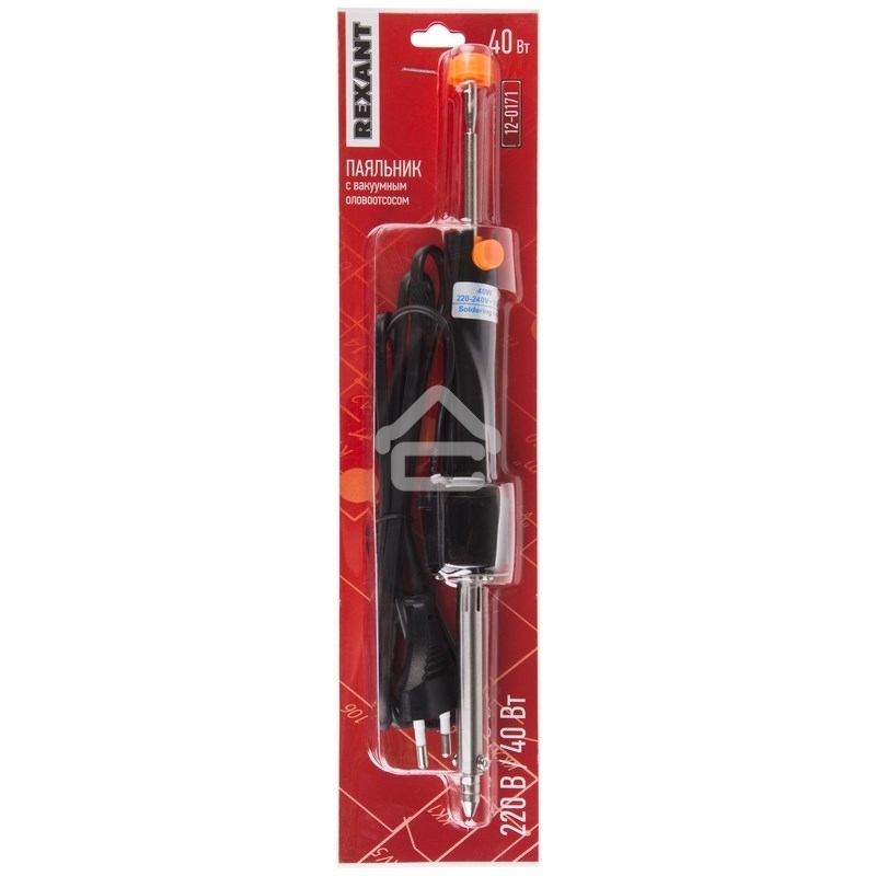 Паяльник Rexant с вакуумным отсосом 220 В/40 Вт