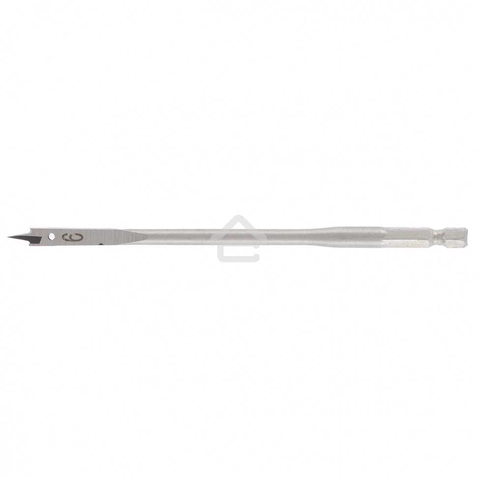 Сверло по дереву перовое Matrix, 6 мм 6-гранный хвостовик