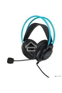 Наушники с микрофоном A4Tech Fstyler FH200i серый/синий 1.8м накладные оголовье (FH200I BLUE)