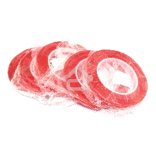 Скотч двусторонний прозрачный 3M с красной защитной лентой ширина 10 мм 25 м 5 шт. 112202