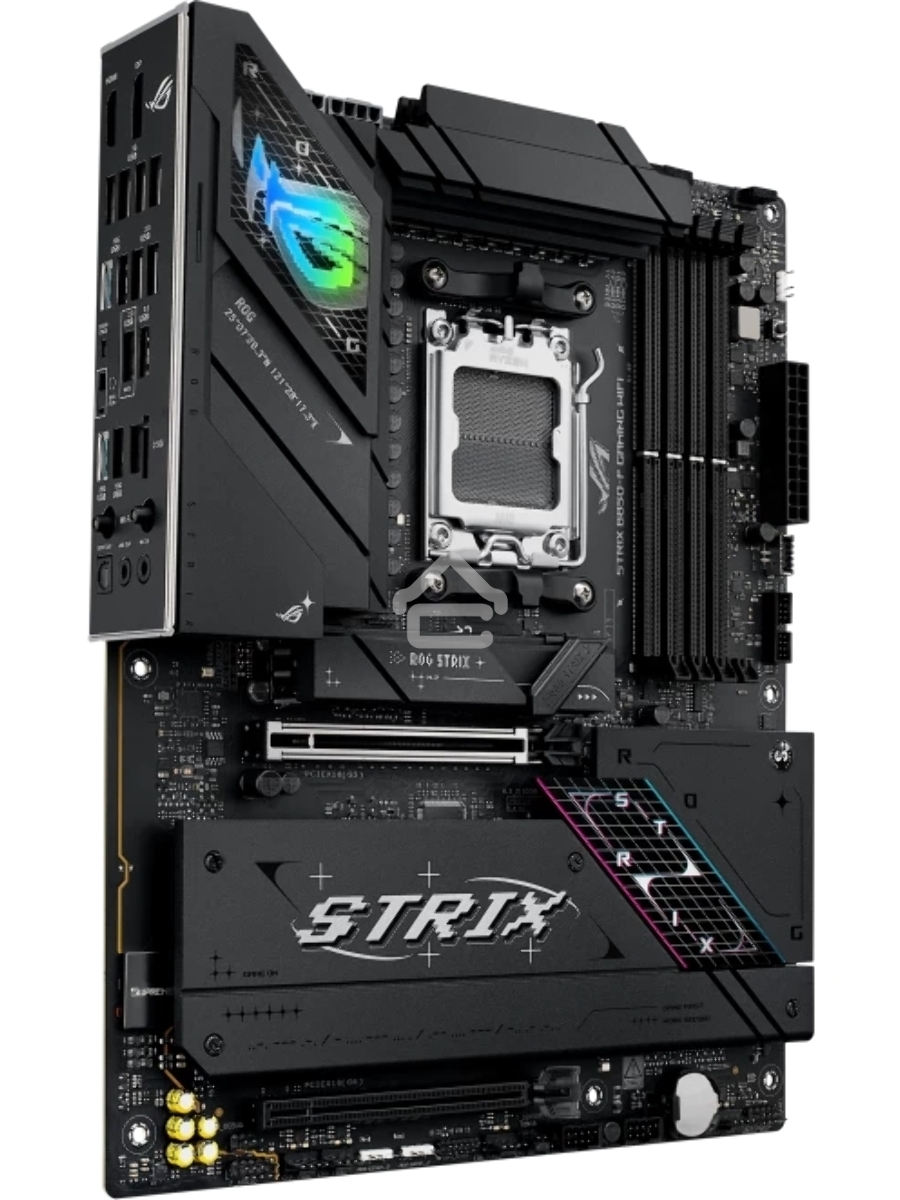 Материнская плата ASUS ROG STRIX B850-F GAMING WIFI, AM5, AMD B850, 4xDDR5, 2xSATA, 4xM.2, 1xPCIe 5.0 x16, 1xPCIe 4.0 x16, 1xPCIe x4, 1xDP, 1xHDMI, 1x2.5Gb LAN, 1xUSB-C 20Gbps, 1xUSB-C 10Gbps, 3xUSB-A 10Gbps, 4xUSB 5Gbps, 4xUSB 2.0, 3x3.5 мм, 7.1, ATX