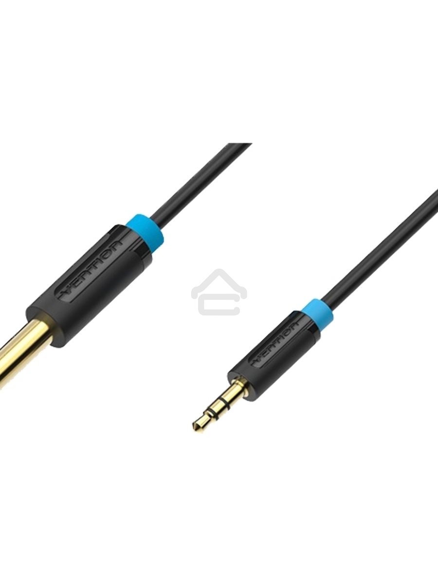 Кабель Vention аудио Jack 6,5 mm M/ 3,5 M - 1 м