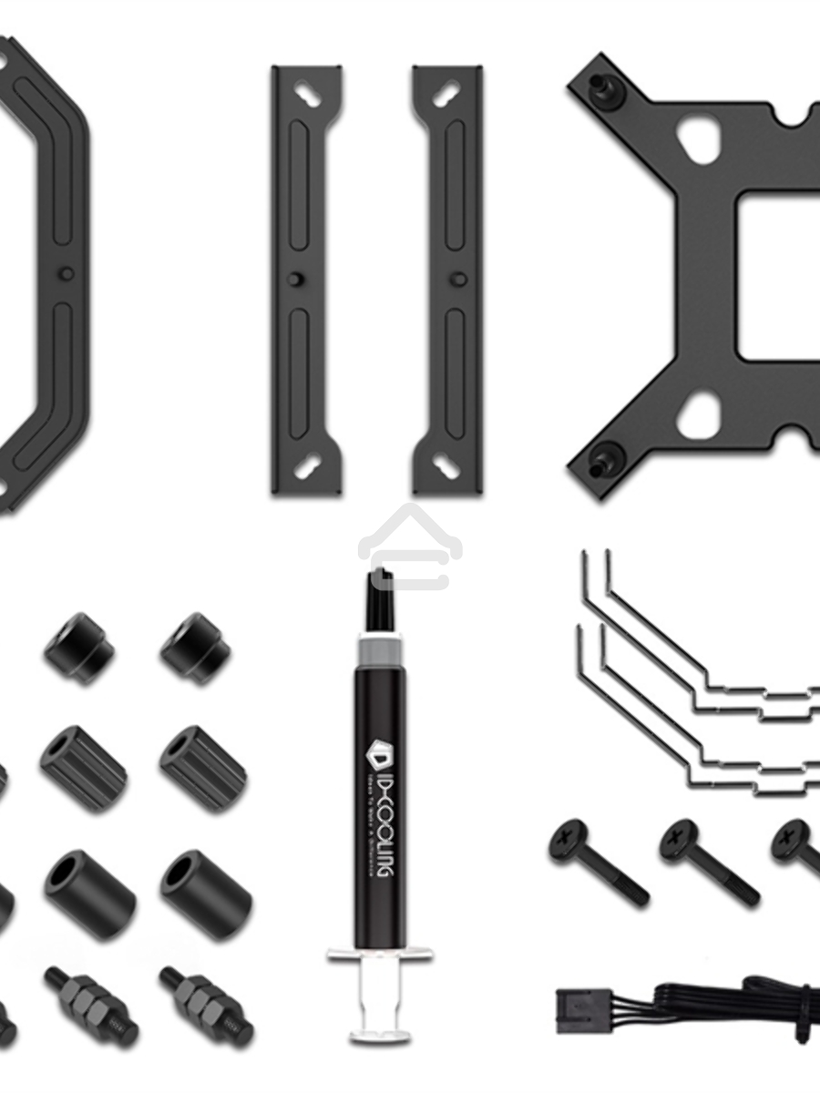 Кулер для процессора ID-COOLING SE-225-XT-BLACK-V2 черный 120мм алюминий+медь 1800rpm 35.2db 4-pin 220W 154мм