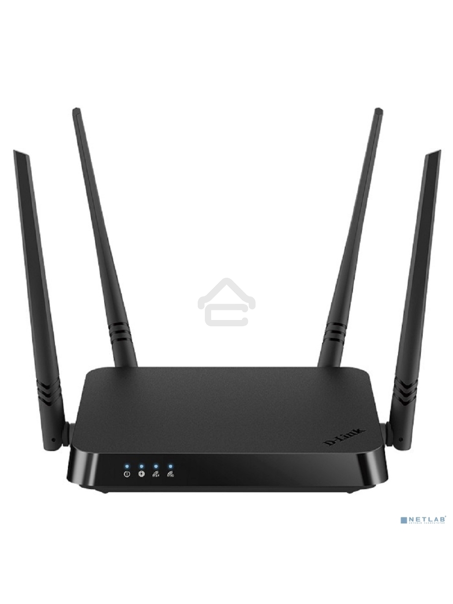 Роутер D-Link DIR-822/RU/E1A, Wireless AC1200 Dual-Band Router with 1 10/100Base-TX WAN port and 4 10/100Base-TX LAN ports.802.11b/g/n compatible, 802.11AC up to 866Mbps,1 10/100Base-TX WAN port, 4 10/100B