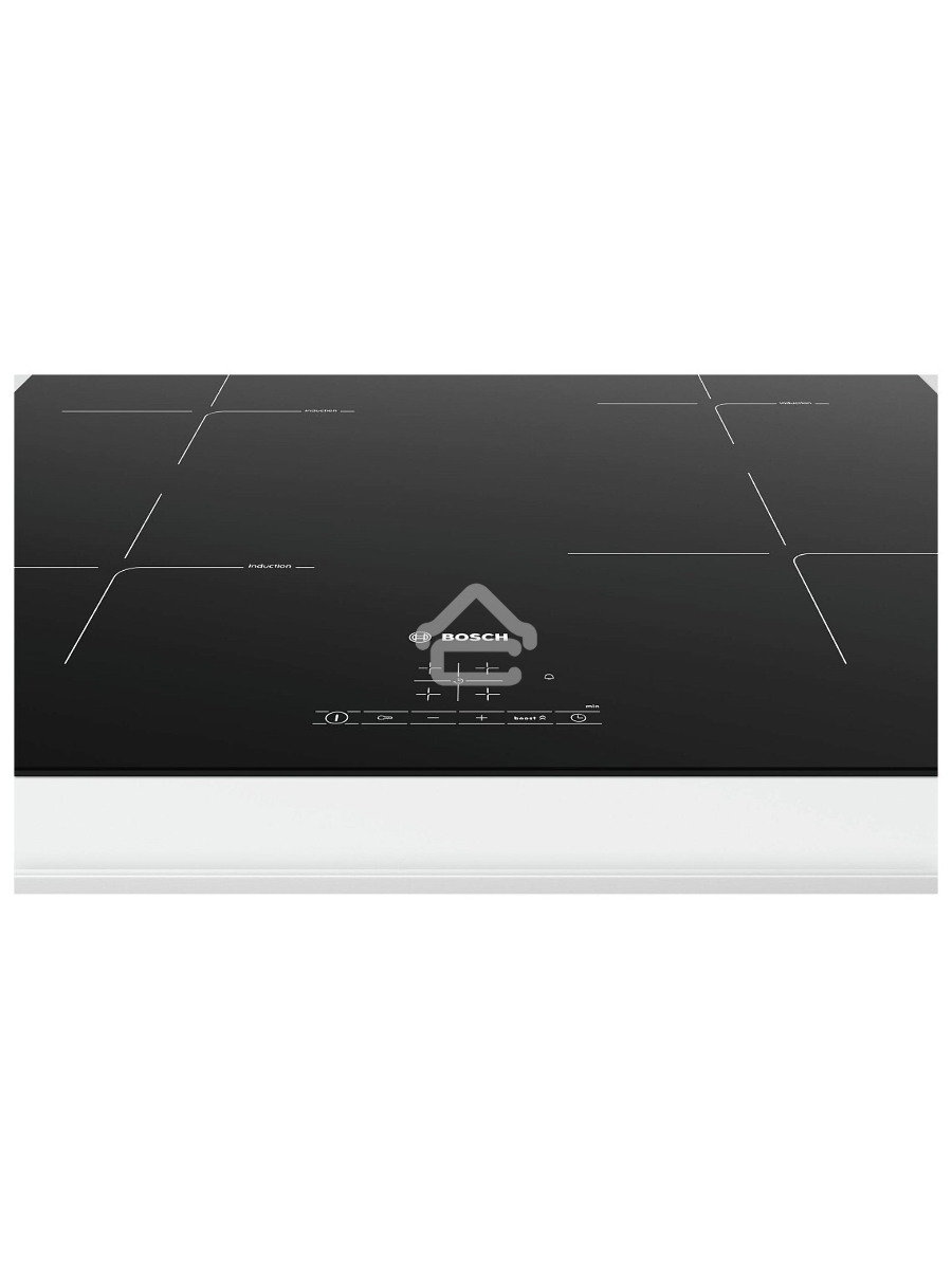Индукционная варочная панель Bosch PUE611HC1E, 60 см, индукция,скошенные края, сенсорное управление, черный