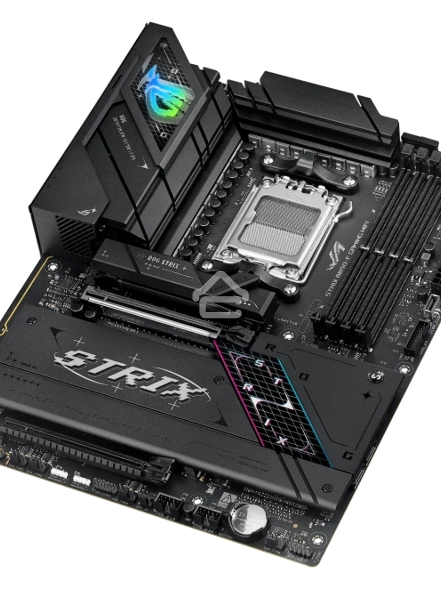 Материнская плата ASUS ROG STRIX B850-F GAMING WIFI, AM5, AMD B850, 4xDDR5, 2xSATA, 4xM.2, 1xPCIe 5.0 x16, 1xPCIe 4.0 x16, 1xPCIe x4, 1xDP, 1xHDMI, 1x2.5Gb LAN, 1xUSB-C 20Gbps, 1xUSB-C 10Gbps, 3xUSB-A 10Gbps, 4xUSB 5Gbps, 4xUSB 2.0, 3x3.5 мм, 7.1, ATX