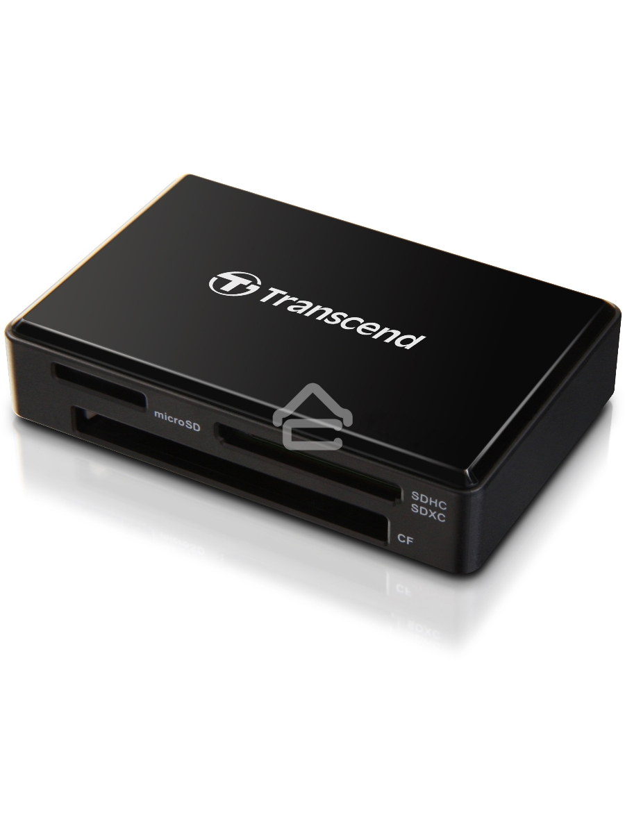 Считыватель карты памяти Transcend USB 3.0 Transcend All-in-1 Multi Card Reader, Black
