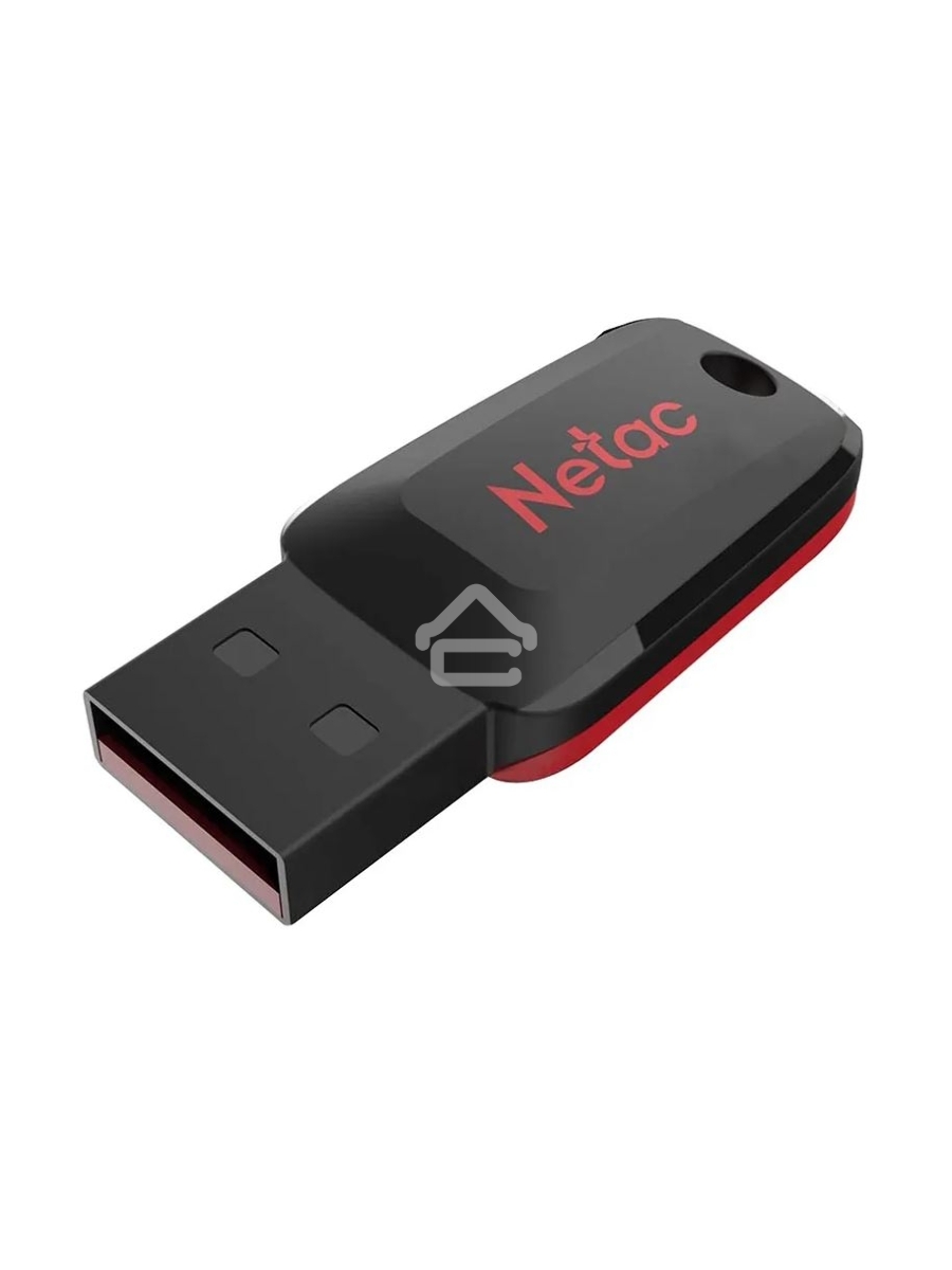 Флеш диск Netac U197 16Gb <NT03U197N-016G-20BK>, USB2.0, пластиковая, черная