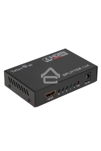 Разветвитель HDMI 1=>4 Telecom  <TTS5020>, каскадируемый , 1.4v+3D