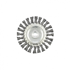 Щетка Matrix для УШМ, 125 мм, М14, Плоская, крученая проволока 0,5 мм