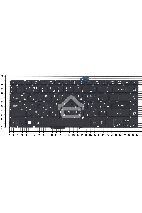 Клавиатура для ноутбука Acer Aspire M5-481T черная без рамки