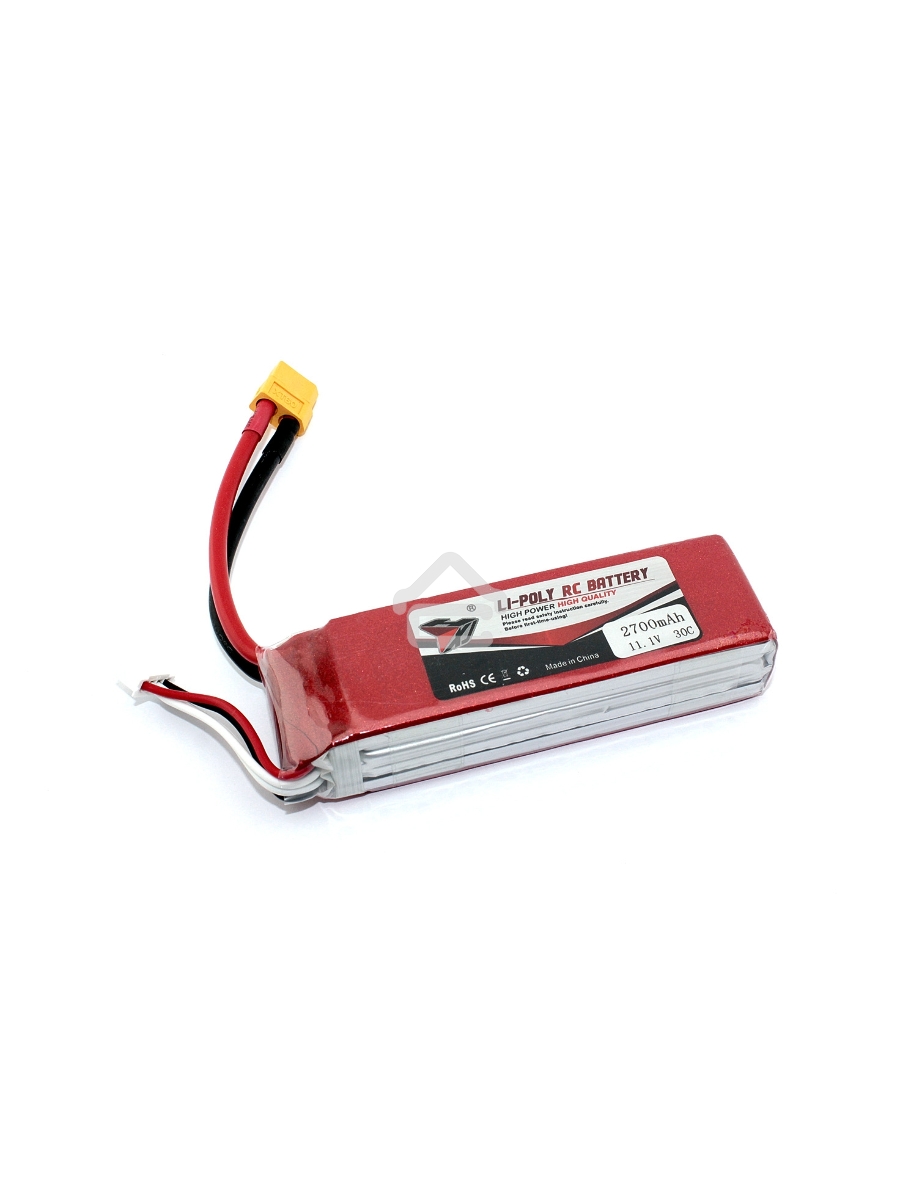 Аккумулятор Li-Pol 11.1V 803496 2700mah разъем XT60-Plug