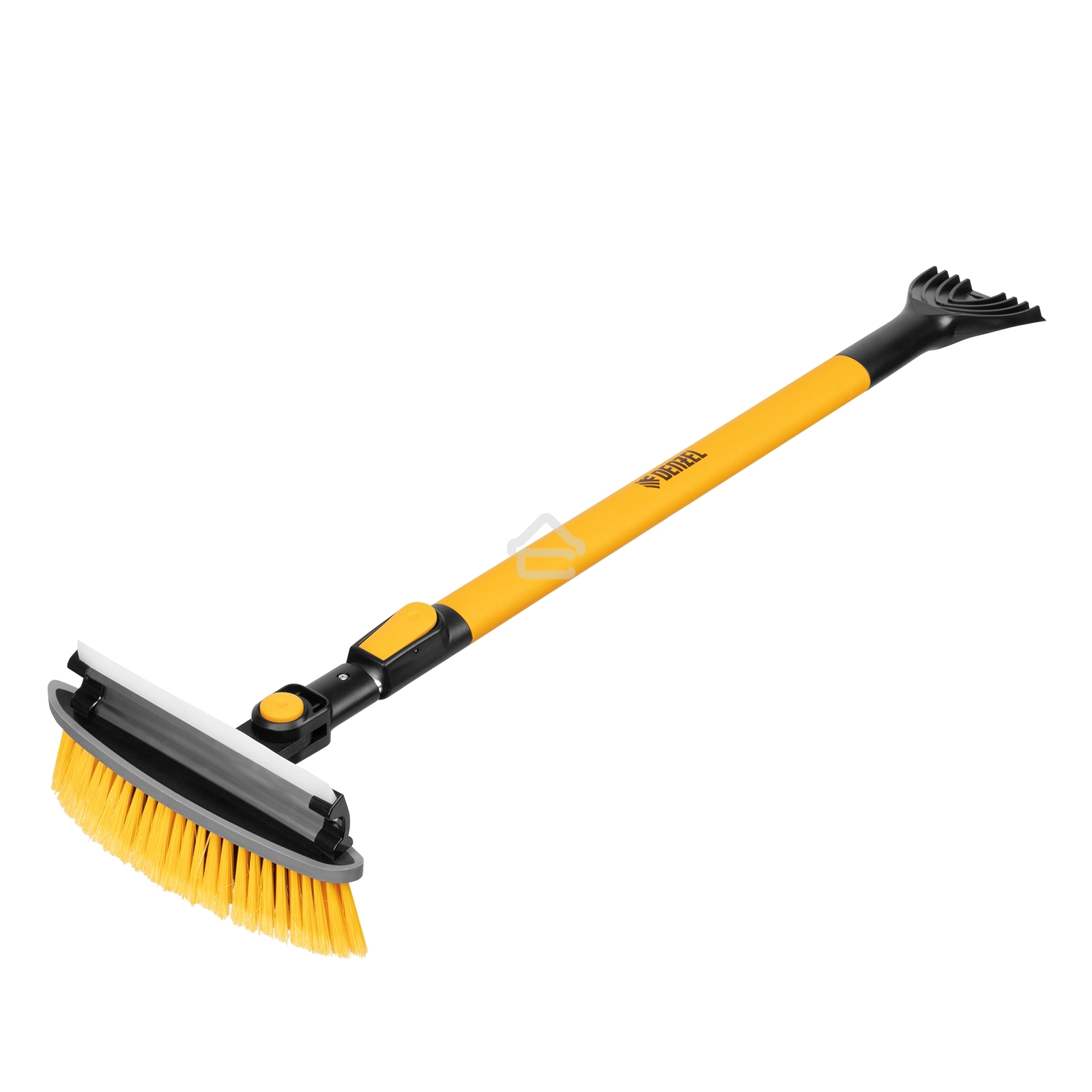 Щетка сметка со скребком Denzel телескоп, поворотная голова, водосгон 950-1320 мм