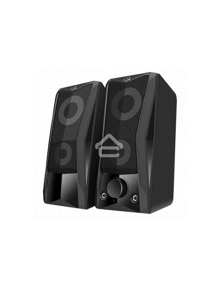 Колонки Sven 445, чёрный, USB, 2.0,2x3 Вт(RMS), подсветка
