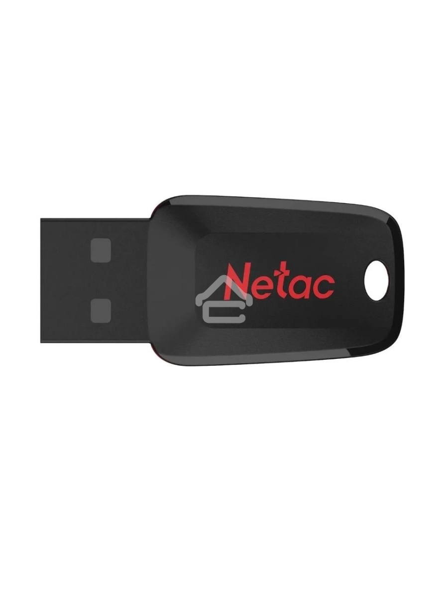 Флеш диск Netac U197 16Gb <NT03U197N-016G-20BK>, USB2.0, пластиковая, черная