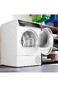 Сушильная машина Bosch Serie 8 WQB245B0ME белый, с английской панелью