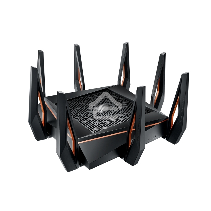 Маршрутизатор ASUS GT-AX11000, черный, 90IG04H0-MU9G00