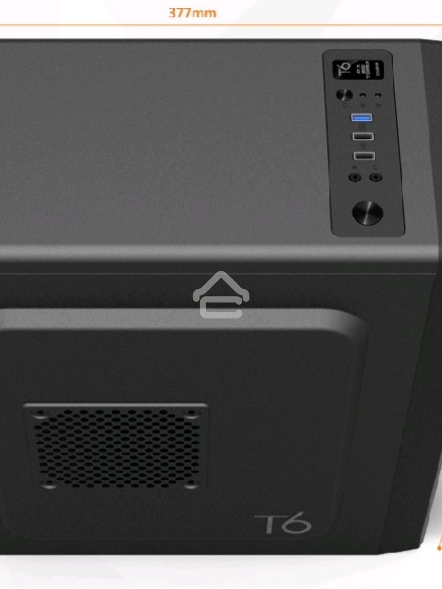 Компьютерный корпус Zalman ZM-T6 черный без БП ATX 1xUSB2.0 1xUSB3.0 audio bott PSU