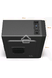 Компьютерный корпус Zalman ZM-T6 черный без БП ATX 1xUSB2.0 1xUSB3.0 audio bott PSU