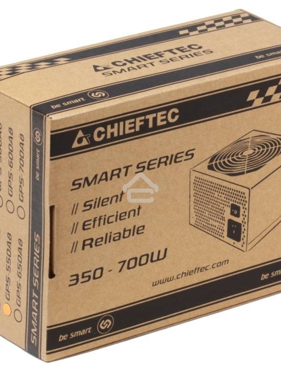 Блок питания Chieftec GPS-550A8, 550Вт, 80 PLUS:, 120мм, черный