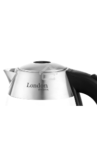 Чайник Centek CT-0059 London, стекло, 1.8л, 2200Вт, LED-подсветка, отделка нерж.
