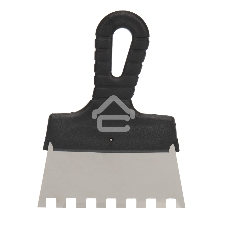 Шпатель фасадный Rexant 150 мм зуб 10х10 нержавеющая сталь, пластмассовая ручка