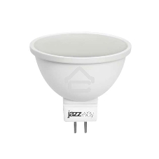 Лампа светодиодная JazzWay PLED-SP JCDR 7Вт 3000К теплый белый GU5.3 520лм 230В