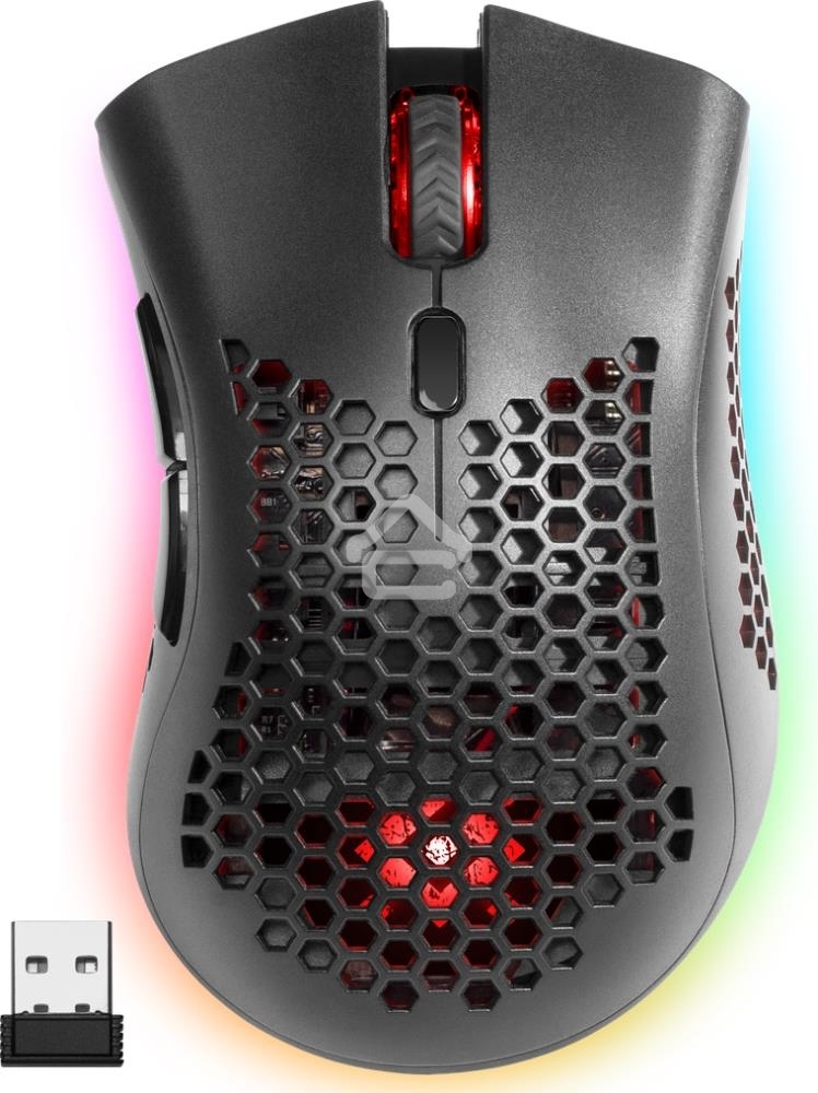 Мышь беспроводная Defender Warlock GM-709L черный, 2400 dpi, радиоканал, USB, кнопки - 8