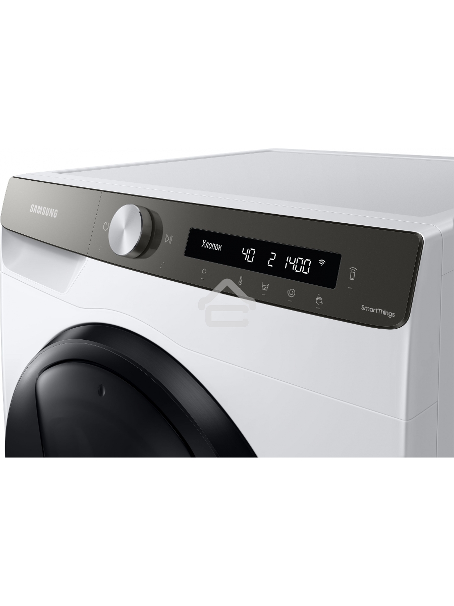 Стирально-сушильная машина Samsung WD80T554CBT/LD белый, загрузка фронтальная 8 кг, 1400 об/мин, класс: A