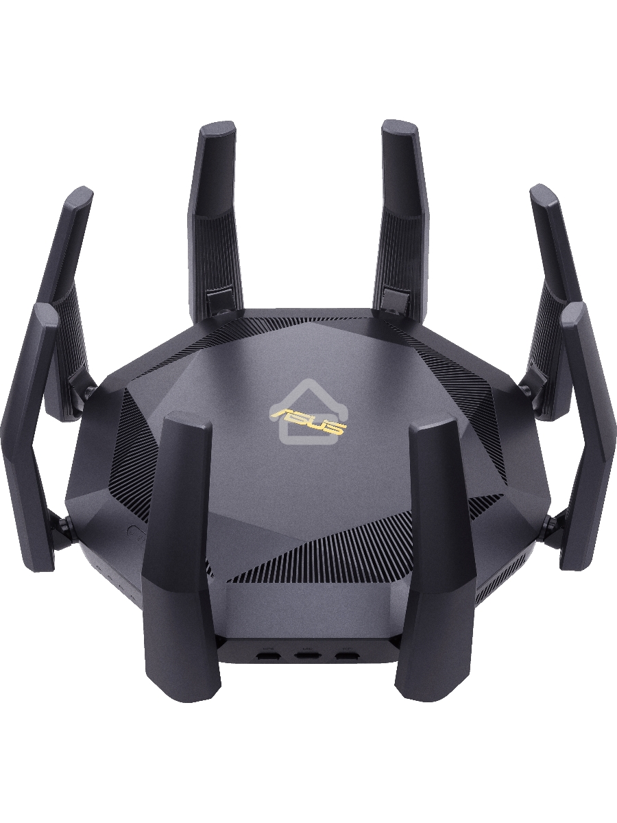 Роутер ASUS RT-AX89X, 802.11b/g/n/ac/ax, до 1148+4804 бит/c, 2,4 + 5 гГц, 8 антенны, USB, GBT LAN