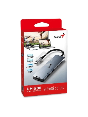 Концентратор Genius HUB UH-500, Grey