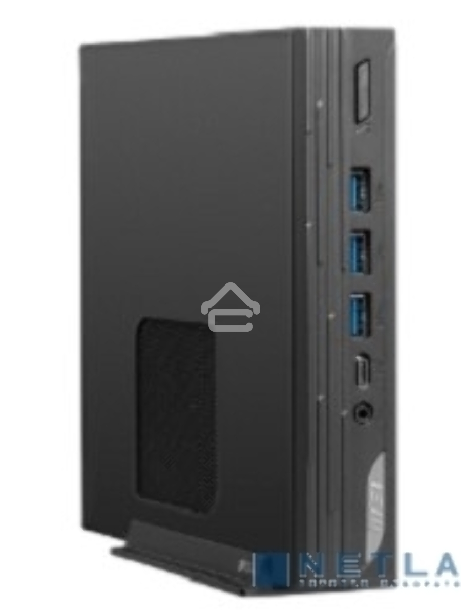 Компьютер Мини ПК MSI Pro DP10 12M Mini Core i3-1215U (1.2GHz), 8Gb DDR4 SO-DIMM, 256GB SSD M.2, Intel UHD Graphics 730, noDVD, WiFi, BT, 120W, VESA, COM Port, noOS, 1y war-ty