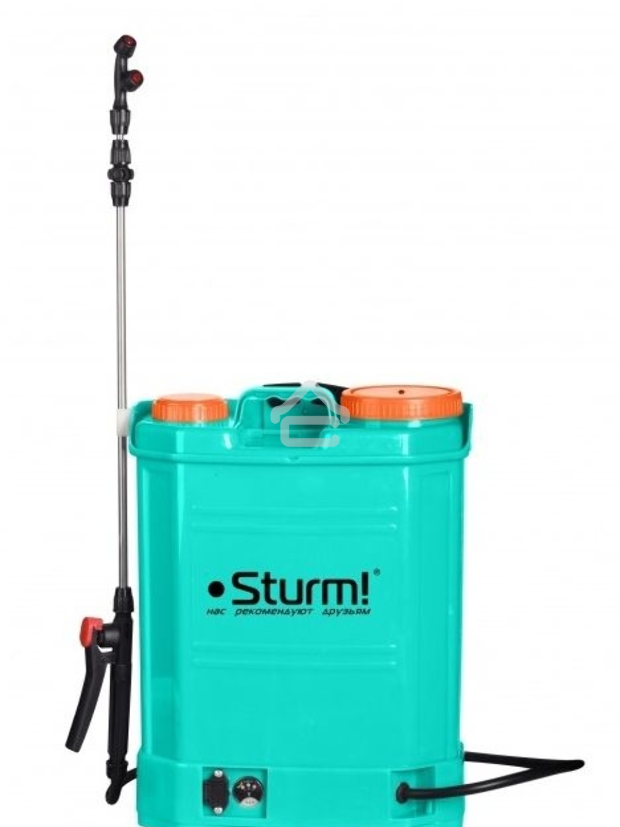 ОпрыскивательSturm GS8216B садовый ранцевый аккумуляторный, 16л [GS8216B]