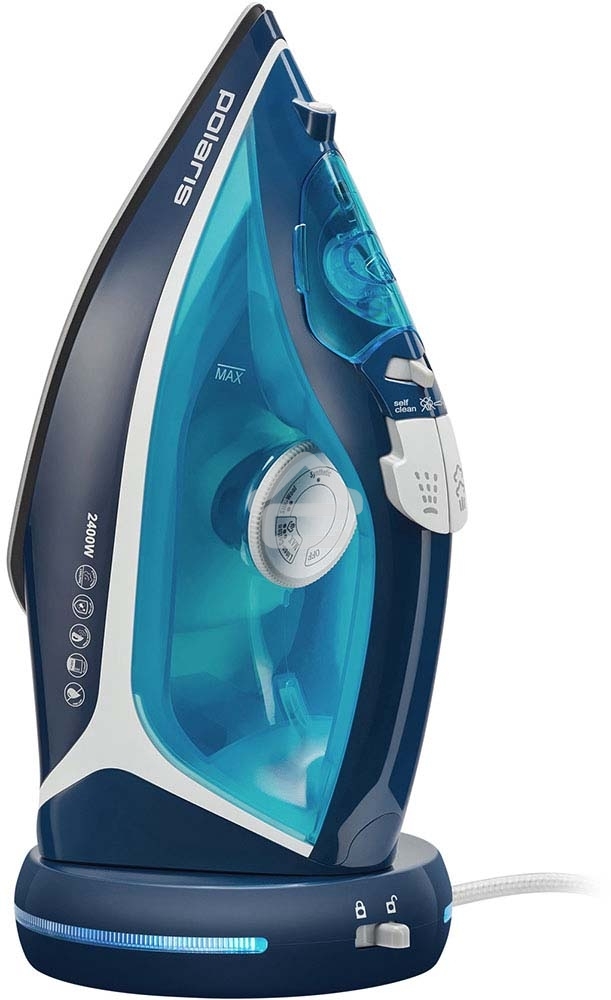 Утюг Polaris PIR 2444K Cord LESS 2400 Вт синий/белый