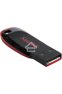 Флеш диск Sandisk 32Gb Cruzer Blade SDCZ50-032G-B35 USB2.0 черный/красный